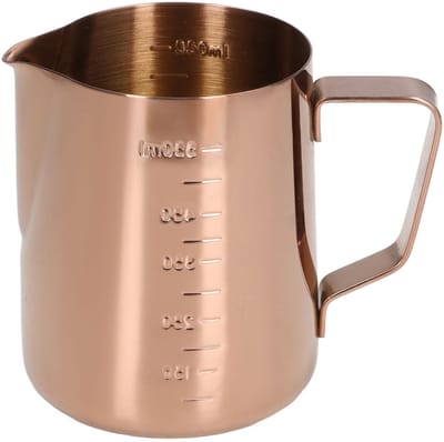 Byshayne- Opschuimcup 550ML - Roestvrij Staal - Hittebestendig - Vaatwasmachinebestendig - Stevig Handvat - Exquise Afwerking - Melkopschuimer