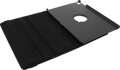 Avizar Foliohoes Geschikt voor iPad Air 2 / iPad Pro 9.7 Zwart met klep, video ondersteuning 360° portret/landschap, Zwart