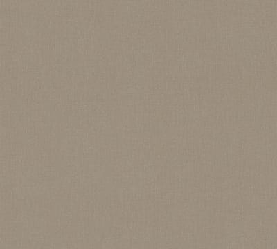 TEXTIELLOOK BEHANG | Basic Uni - Bruin - A.S. Création Pure Elegance