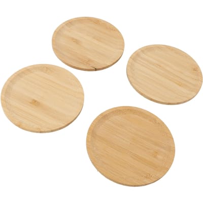 4 Stuks Wijnglas Charcuterie Topper Multifunctioneel Hout Wijnglas Charcuterie Bord voor Feest beige