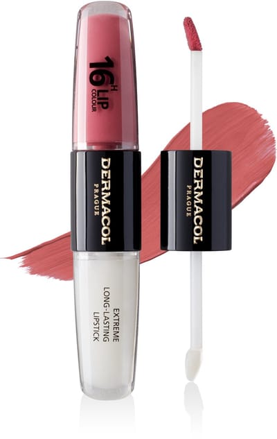 Dermacol 16-uurs Lipkleur - 2-Fasen Langdurige Lipkleur - Kusbestendig - Waterproof - Veegvast - 8 ml - n. 1