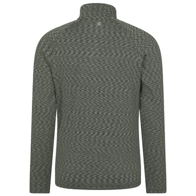 Mountain Warehouse Heren Power Quarter Zip Midlayer (Khaki Groen)