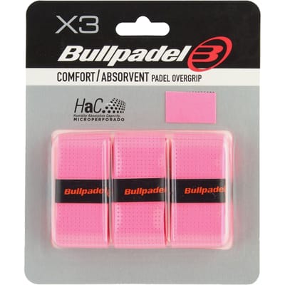 Bullpadel GB1201 Overgrip Roze 3 St. - Grip - Overgrip Padelracket