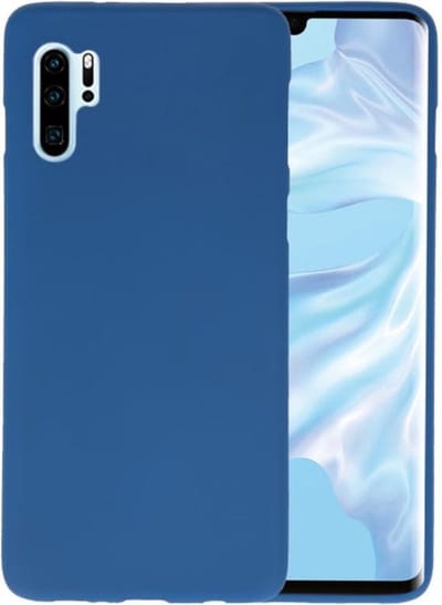 Hoesje Geschikt voor de Huawei P30 Pro - Backcover Color Telefoonhoesje - Navy