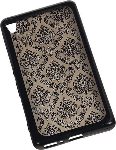 Zwart Brocant TPU back case cover hoesje voor Sony Xperia X