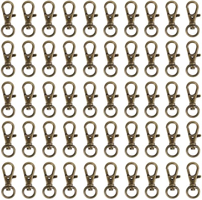 Unyqoos ® Veelzijdige Mini Sieraden- en Sleutelhanger Sluitingen van Hoogwaardige Zinklegering voor Creatieve Projecten