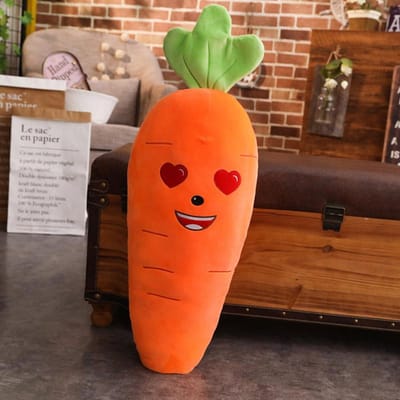 45/50/65/90cm Cartoon Smile Wortel Pluche speelgoed Leuke Simulatie Groente Wortel Kussen Poppen Gevulde Zachte Speelgoed voor Kinderen Cadeau 45CM