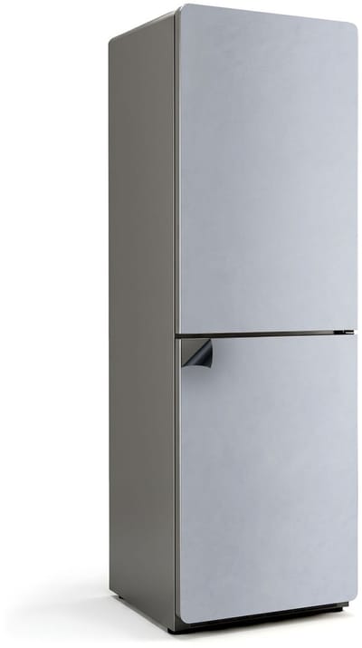 Wallfluent Magnetische Koelkastmat - Lichtblauw Koelkast Magneet Sticker - 60 cm x 180 cm - Lichtblauw Magnetische Koelkastmat - Koelkast Cover Magneet - Koelkastfront Decoratie Magneet - Stijlvolle Koelkastfolie