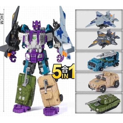 Legering Vervorming Robot Vrachtwagen Vechter Leger Bouwen Educatief Speelgoed Actiefiguren Robot Speelgoed voor Kinderen Cadeaus Die-cast Figuur