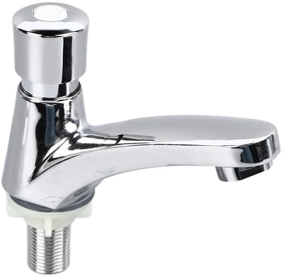 Dailygoods - Waterbesparende Kraan - Duurzaam met Drukknop - Hygiënisch en Functioneel - Bespaar Water - Eenvoudig Te Installeren - Geschikt voor Badk...