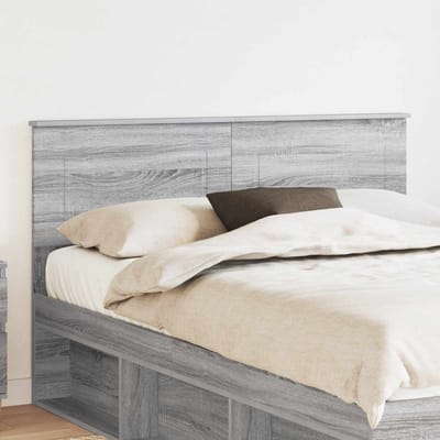 vidaXL Hoofdbord Grijs Sonoma Bewerkt hout