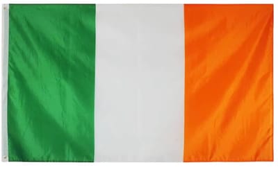 Ierse vlag - Vlag van Ierland - Irish Tricolour - 150/90CM - Polyester - WK - Voetbal - Flag - CHPN