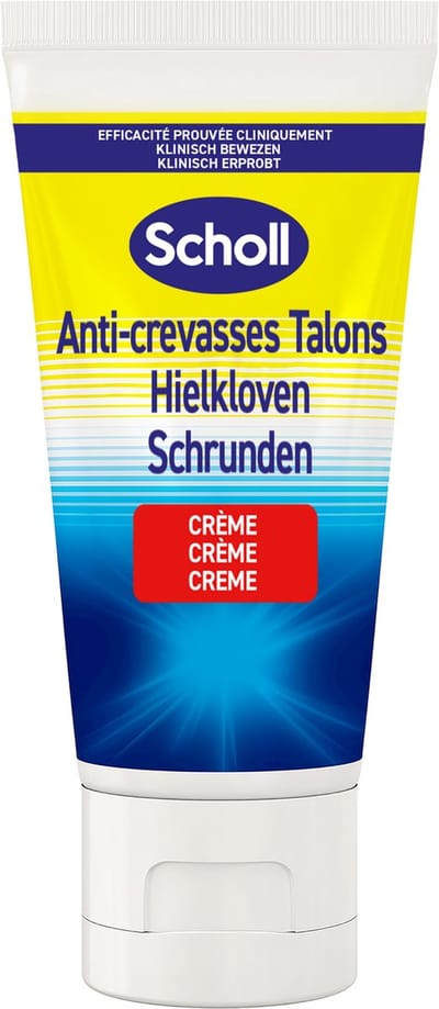 Dr. Scholl's Hielkloven Voetencreme - Klovenzalf Voeten - Ureum Crème 25% - Keratine - Droge Huid Crème - 120ml - Zichtbaar resultaat in 1 dag
