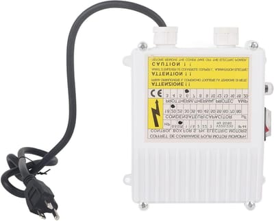 Pompbesturingskast - Waterpomp Controller - Automatische Watertoevoer - Ingebouwde Thermische Beveiliging - 1100W 220V - Grijs