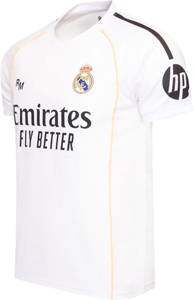 Real Madrid Thuis Shirt Heren 2025/2026 - Maat S t/m XXL - Voetbalshirt - Sportkleding - Volwassenen - Real Madrid Fanshop - 100% Polyester - Fanmerchandise