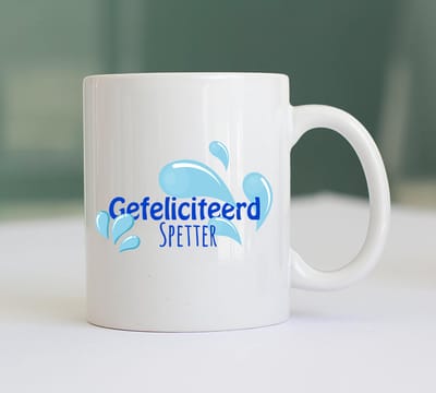 Mok Gefeliciteerd - Cadeau Zwemdiploma - Zwemdiploma Cadeautje