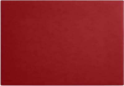 Bureaulegger Leer - Bureaumat Muismat - Bureau Organisatie - Handgemaakte Stiksels - 90x60 cm - Rood