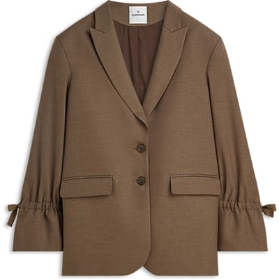 Summum Blazer Twill Melange Blazers Taupe 1s1330-12481