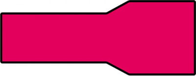 Carpoint Vlakstekerhuls 1541 Rood 6.3x0.8mm 10 Stuks
