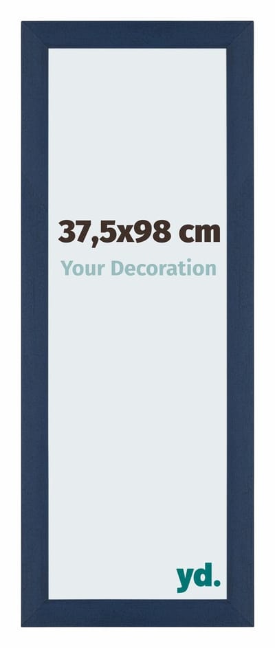 Your Decoration - Puzzellijst 37,5x98 cm - Donkerblauw Geveegd - Puzzellijst 1500-2000 stukjes - MDF Fotolijst - Mura