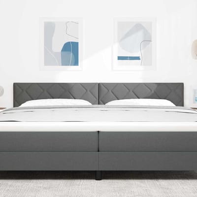 vidaXL - Hoofdbord - Grijs - 200 - cm - Stof