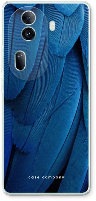 Case Company® - Hoesje geschikt voor Oppo Reno 11 Pro hoesje - Pauw - Soft Cover Telefoonhoesje - Bescherming aan alle Kanten en Schermrand