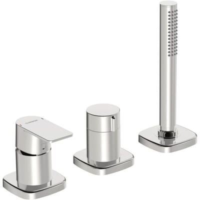 Hansastela ready-mounted set single-lever mixer 3-hole 57319173