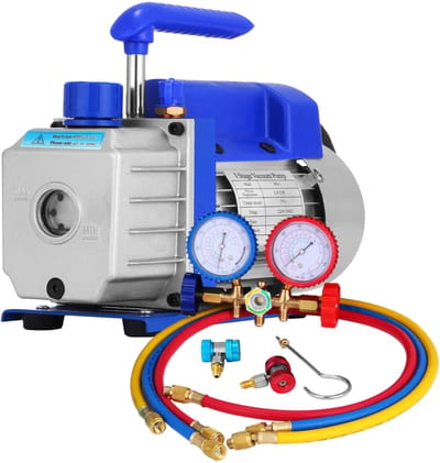 1.8CFM Vacuümpomp Verdeelstukmeterset HVAC Auto ac Koelmiddelvulling