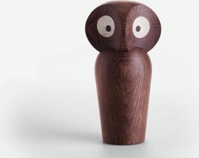 Architectmade - Owl Large - Decoratie - Beeld - Uil - Hout - Gerookt