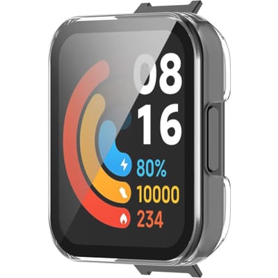 Smartwatch Hoesje Screen Protector Smartwatch Hoesje Cover voor Xiaomi Watch 2 Lite voor Redmi Watch 2 black