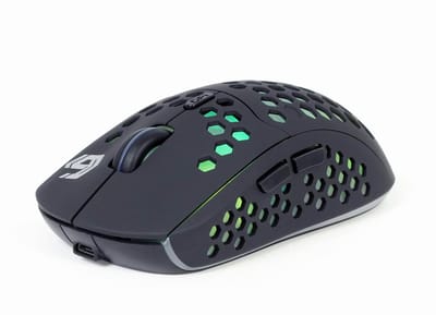 Gembird Ragnar WRX500 Wireless - Gaming muis - Optisch - 6 knoppen - Zwart met RGB-licht