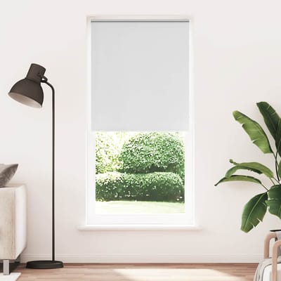 vidaXL - Rolgordijn - verduisterend - 84,4 - x - 230 - cm - stofbreedte - 80 - cm - wit