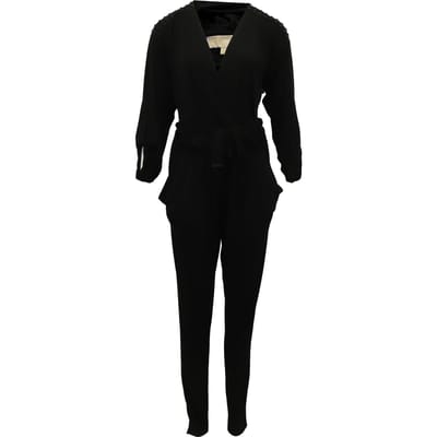 Michael Kors jumpsuit van stretchjersey met studs in zwart polyester
