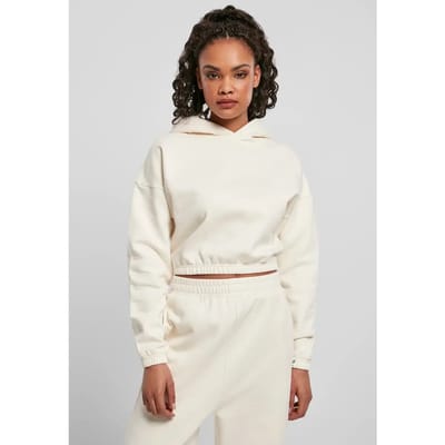 Dames sweatshirt met capuchon Urban Classics court oversized-grandes tailles
