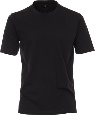 Casa Moda  T-shirts (2-Pack) - O-neck - zwart -  Maat XXL