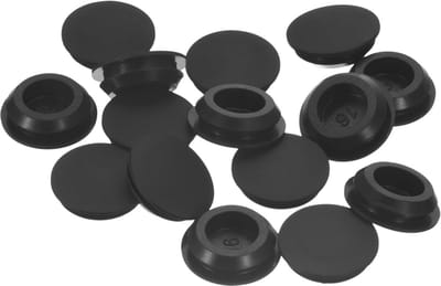 15 Stuks Ronde Siliconen Stoppen voor Gaten 15,5 - 17 mm - Waterdichte Rubbers Doppen voor Meubels