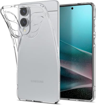 Casemania Hoesje Geschikt voor Samsung Galaxy S25 Edge - Transparant - Stevig Siliconen Back Cover met Camera Bescherming