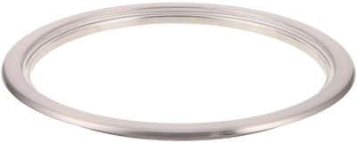 Ingebouwde Afvalbak - Dekselring Keuken - Geur Beheersing - Verzonken Draaiklep - 23.5 cm - Zilver