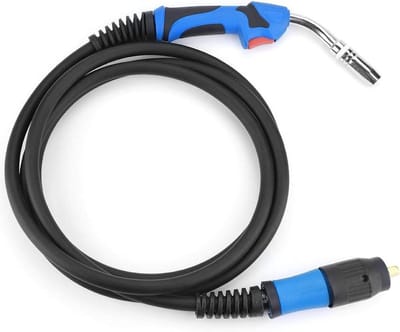 Gasschillasbrander Heteluchtpistool - MIG Lasapparaat Toorts - Metaal Lassen - Hoge Stroom Geschikt - 4M Kabel - Zwart
