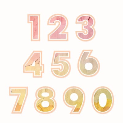Sizzix Thinlits Ponssjabloon "Numbers by 49 and Market"