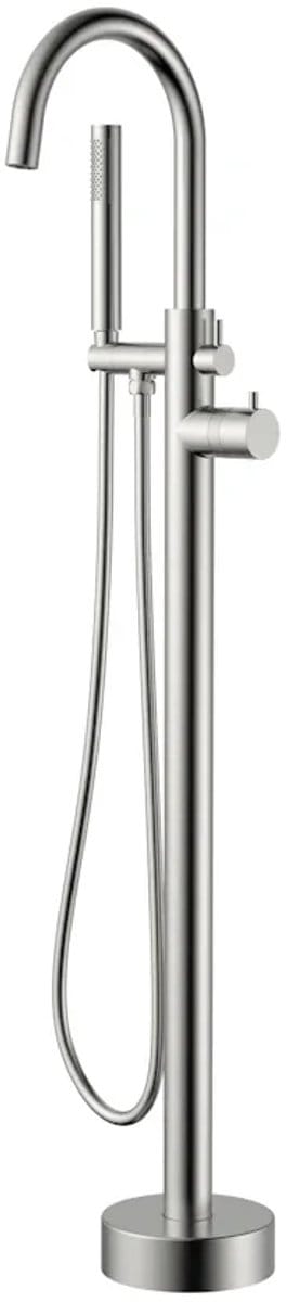 DutchLine Thermostatische Badkraan Geborsteld Staal
