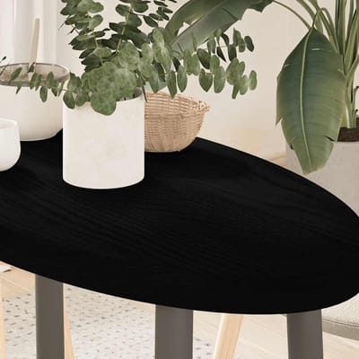 Houten Tafelblad - Werkblad Eiken - Tafel Maken - Massief Hout - 80 x 40 cm - Donkerbruin