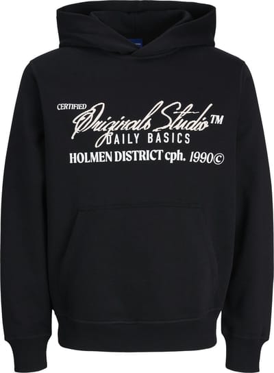 JACK&JONES - JORBEDFORD TYPO SWEAT HOOD - Heren - Sweaters
