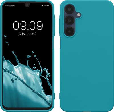 kwmobile telefoonhoesje geschikt voor Samsung Galaxy A16 5G - Hoesje voor smartphone - Back cover in mat petrol