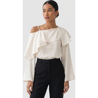 & Other Stories Lollo Silk Blouse White Maat: 44 | Blouses Outlet | Dames | Wit