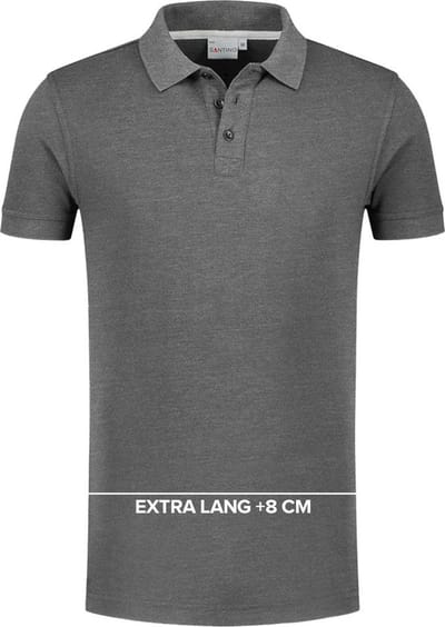 SANTINO MAX+ EXTRA LANG Poloshirt L / Donker kaki