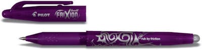 Rollerball Pen - Uitwisbare Pen - Fouten Corrigeren - Hittegevoelige Inkt - 0.7mm Tip - Violet