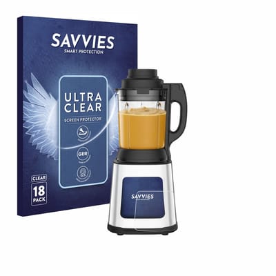 Savvies - Screenprotector voor Moulinex LM83SD10 - Folie Beschermfolie transparant 18 Stuks