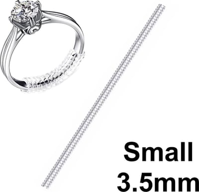 Fako Bijoux® - Ringverkleiner - Ring Verkleiner Onzichtbaar - Ring Adjuster - Transparant