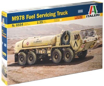 Italeri Modelbouwpakket Militaire voertuigen - 6554 US M978 Fuel Servicing Truck Plastic - 1:35 - Modelbouw